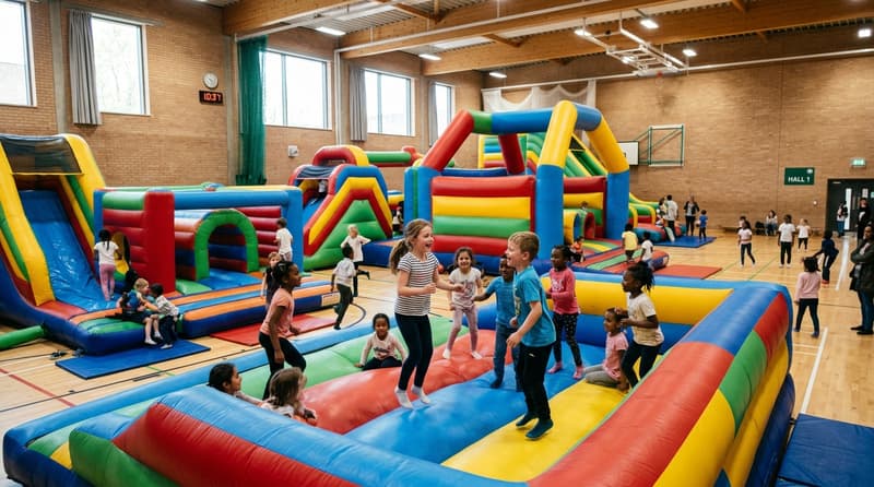 Family Fun Inflatable Fun Day in Llandysul