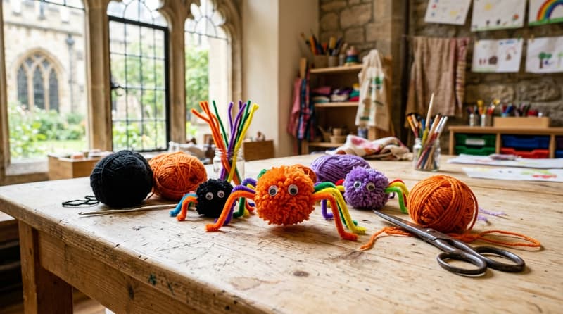 Art Workshop: Pom-Pom Spiders at Epping Forest District Museum 2026