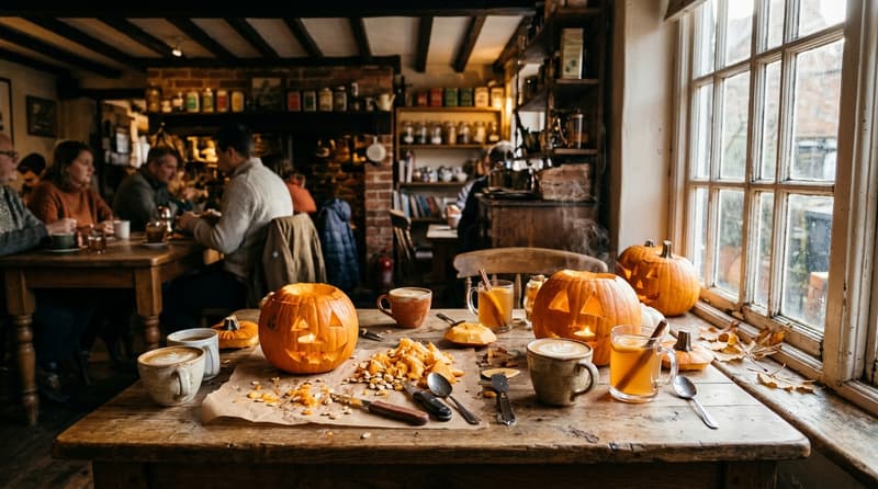Sip & Carve at Gardener’s Cottage Café 2026: Redbridge Autumn Workshop