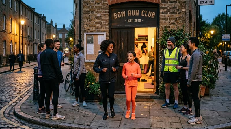 Free Community Run Club at Move Studio London in Bow