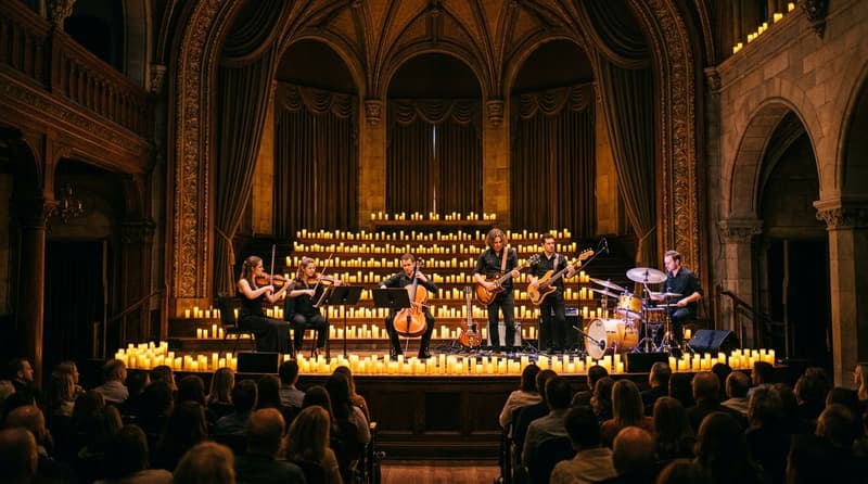 ABBA vs Queen by Candlelight Comes to Carmarthen in 2026