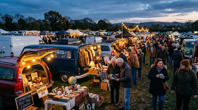 Night Owl Evening Car Boot Sale 2026 at Carmarthen Showground
