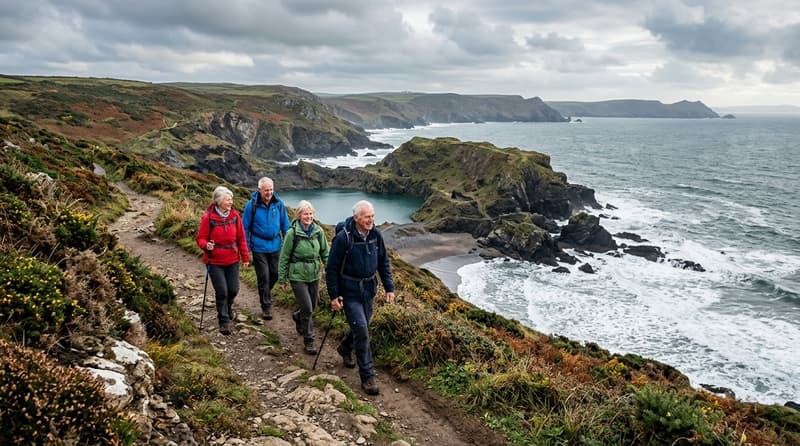 Age Cymru Dyfed Walk: Abereiddi / Pwll-caerog Autumn Coastal Route