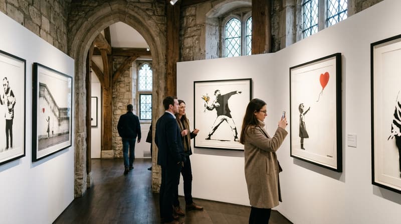 Out of Line: Banksy and the Art of Dissent at The Minories Colchester