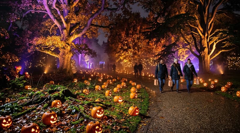 Halloween at Kew 2026: Immersive Autumn Light Trail in London