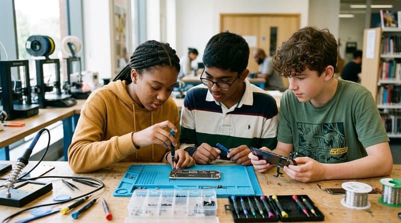Youth Repair Workshop: Phone Edition at Redbridge Central Library