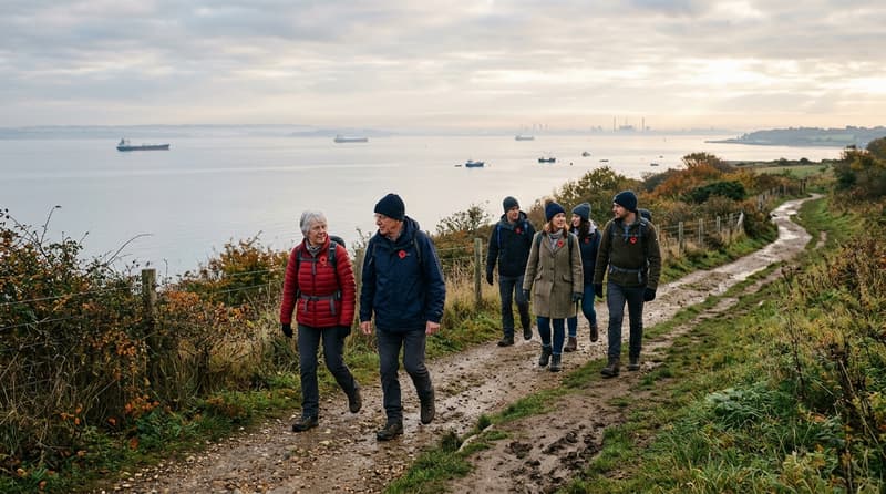 Remembrance Day Group Walk 2026 in Shoeburyness