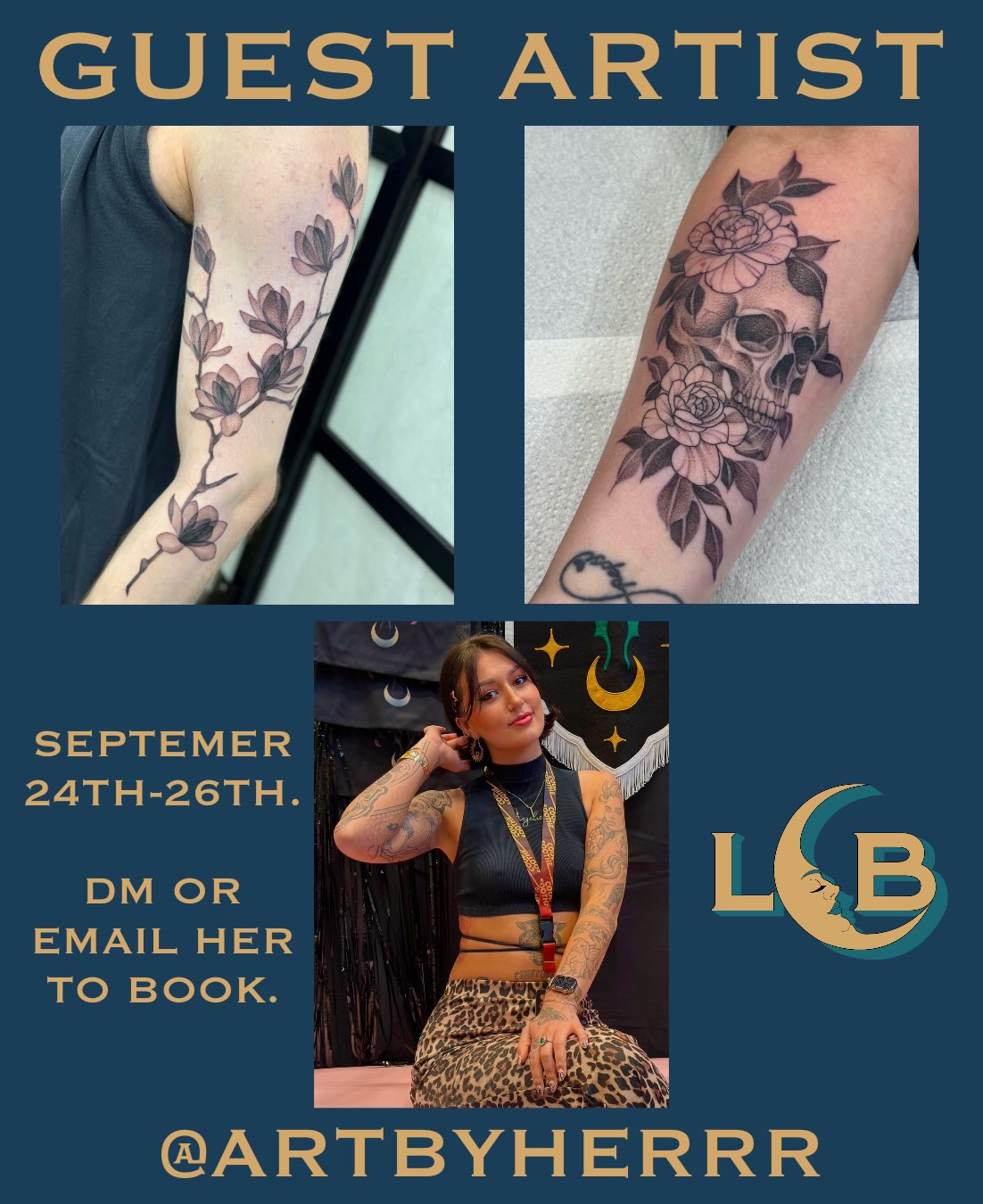 Luna Blue Tattoo