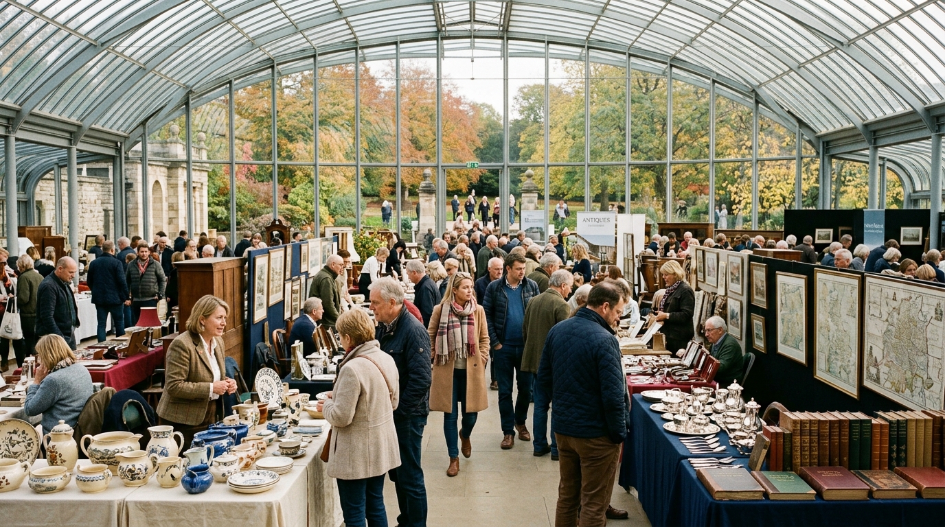 National Botanic Garden of Wales Antiques Fair 2026: Two-Day Vintage Showcase Confirms November Return