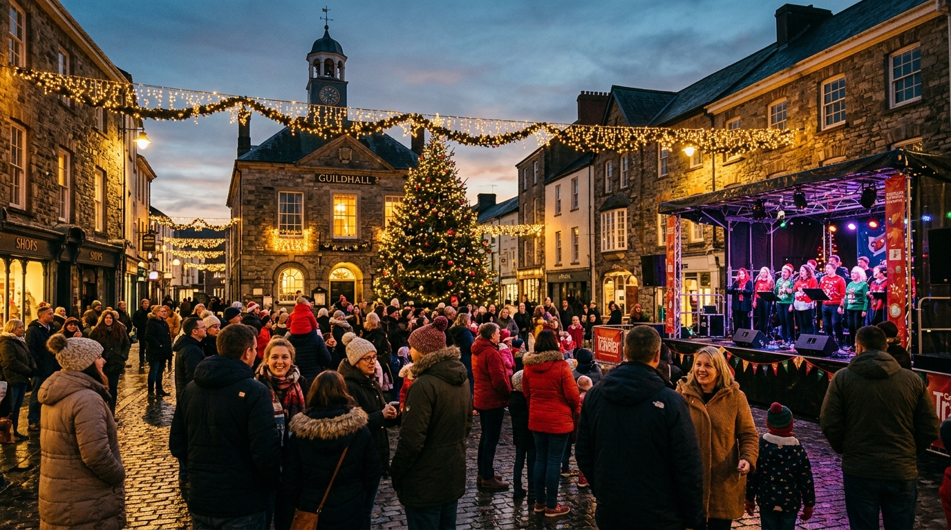 Carmarthen Christmas Lights Switch-On 2026: Festive Celebrations Return to Town Centre This November