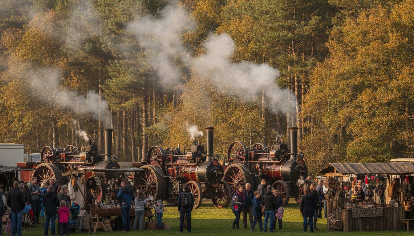 Pembrey Country Park Hosts Autumn Steam Rally and Country Fayre This September