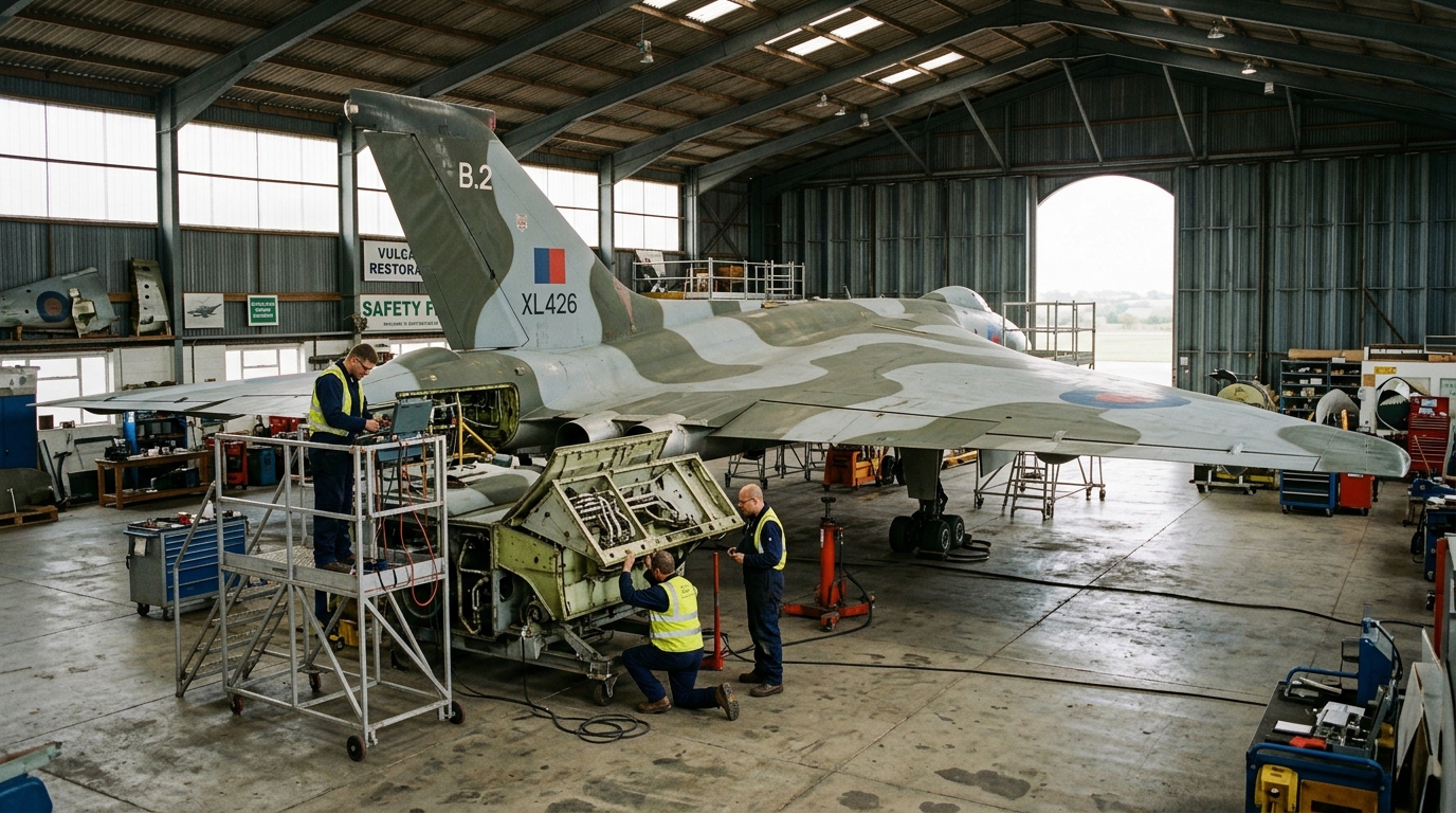 Vulcan Restoration Trust 2026: Exclusive Cockpit Tours and Winter Servicing Access in Eastwood