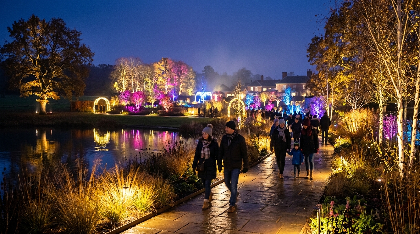 RHS Glow 2026: Hyde Hall Winter Light Trail Returns with New Immersive Displays