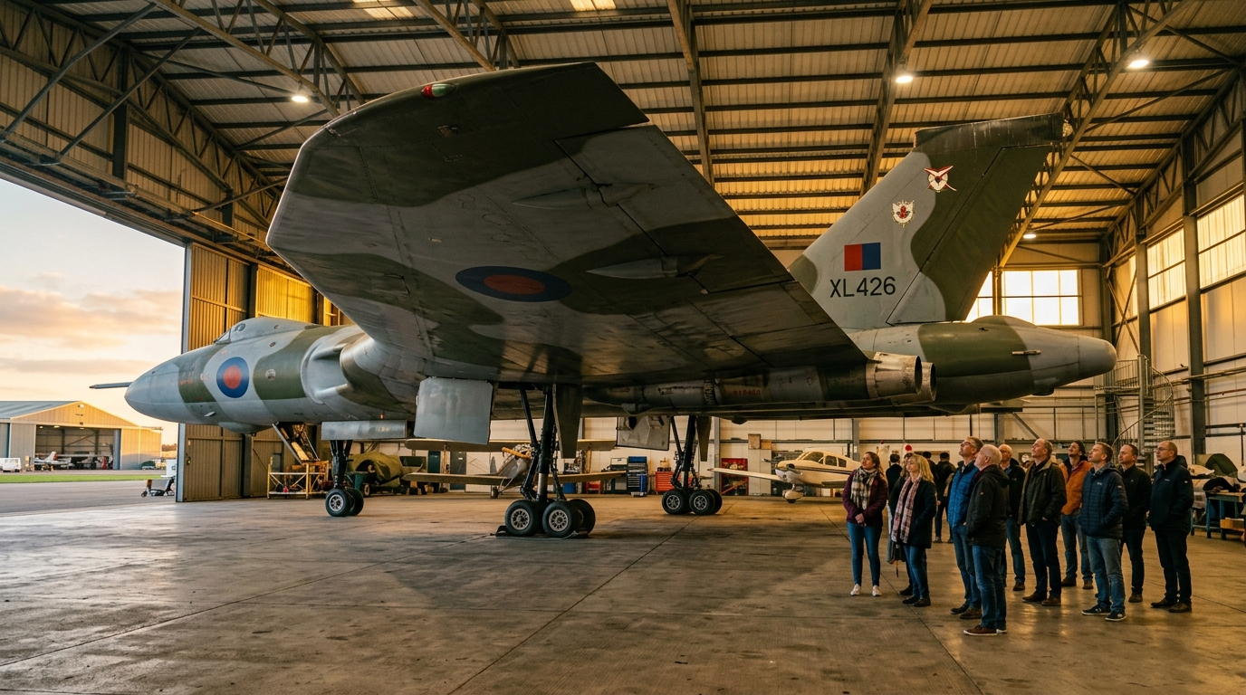 Visit the Vulcan Day 2026: Historic Cold War Bomber Open Day at Southend Airport
