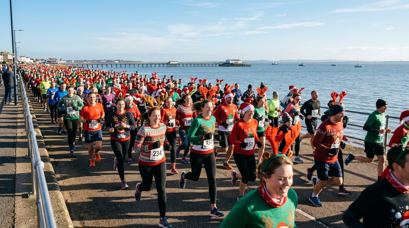 Southend Rudolph Run 2026: Festive Seafront Race & Junior Scurry