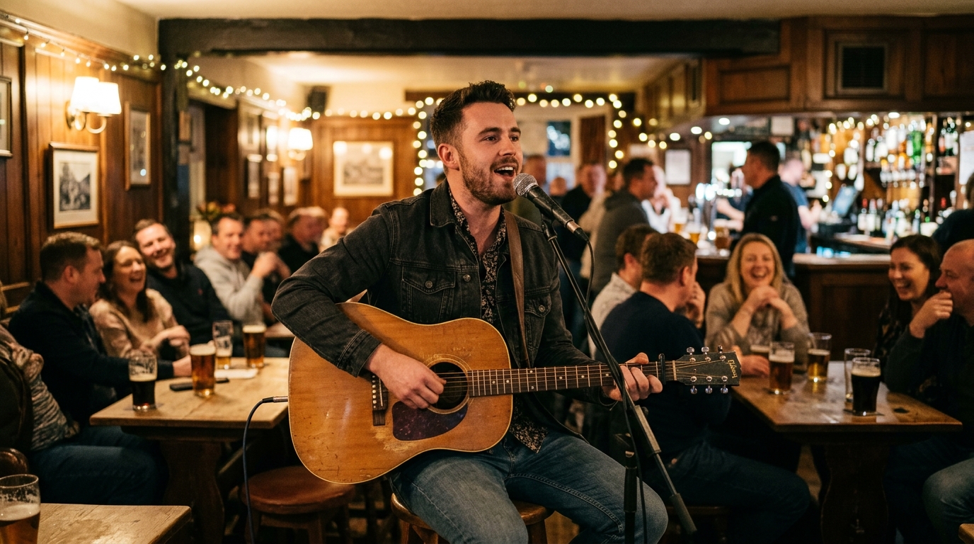 Joe Gibson Live in Shoeburyness: An Evening of Great Tunes and Pub Vibes