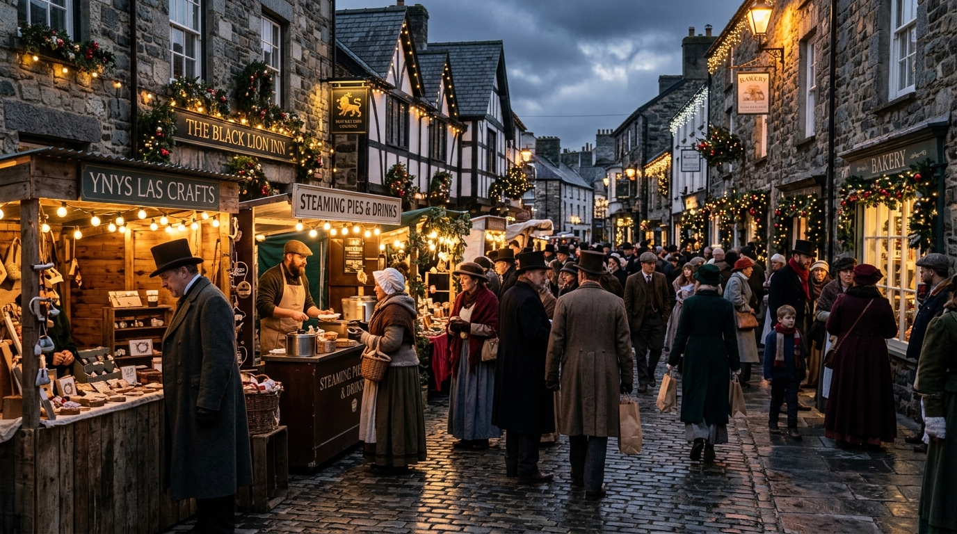 Newcastle Emlyn Victorian Night 2026: Traditional Costumes & Festive Cheer