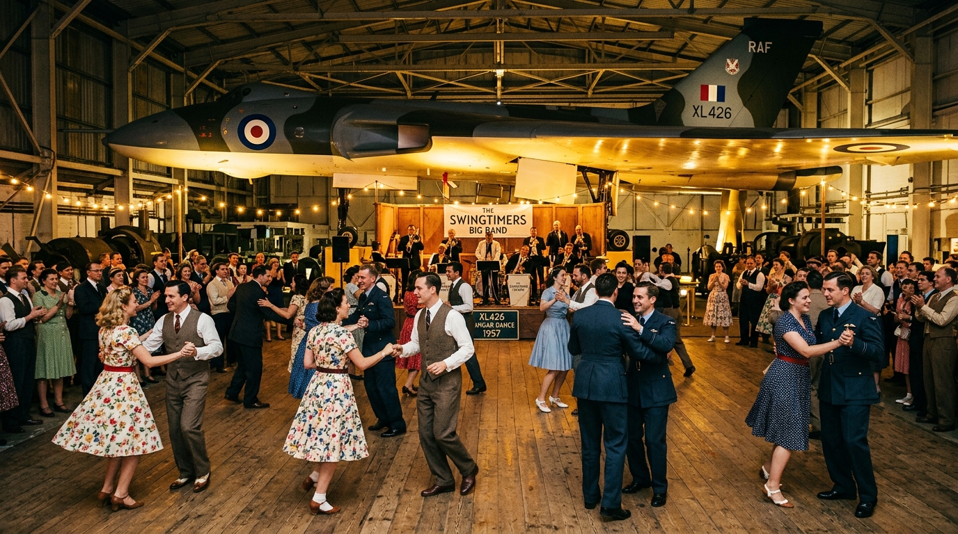 Vulcan Restoration Trust 40s & 50s Hangar Dance 2026: Swing Under the Wings of XL426