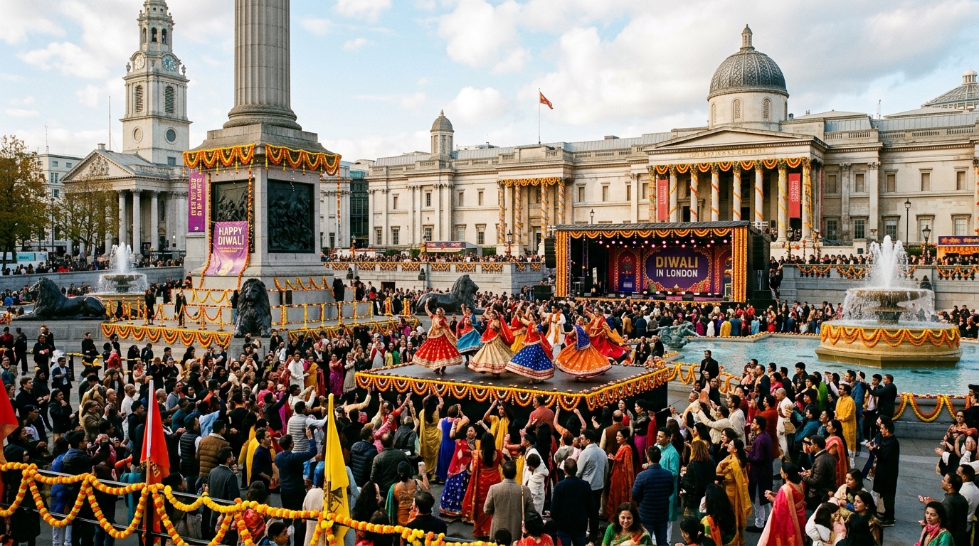 Diwali on the Square 2026: Trafalgar Square Festival of Lights