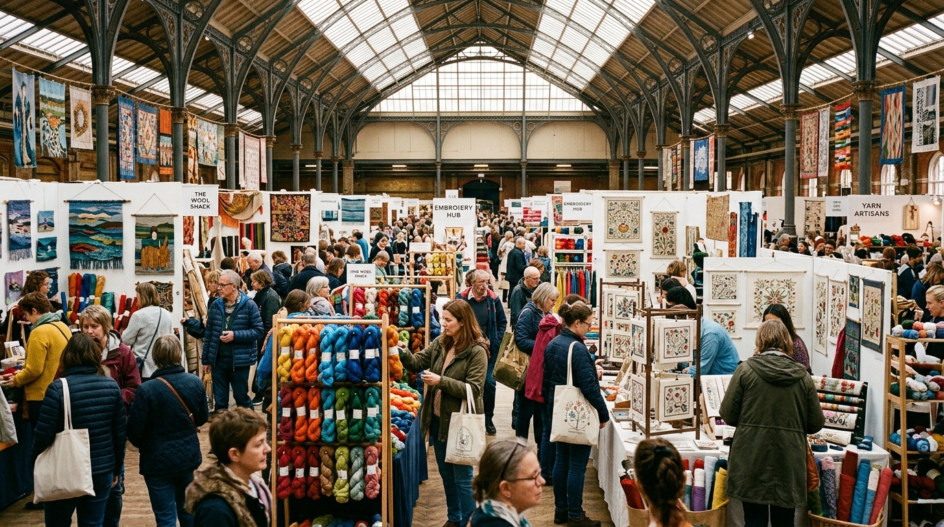 The Knitting & Stitching Show 2026: London Craft & Textile Exhibition
