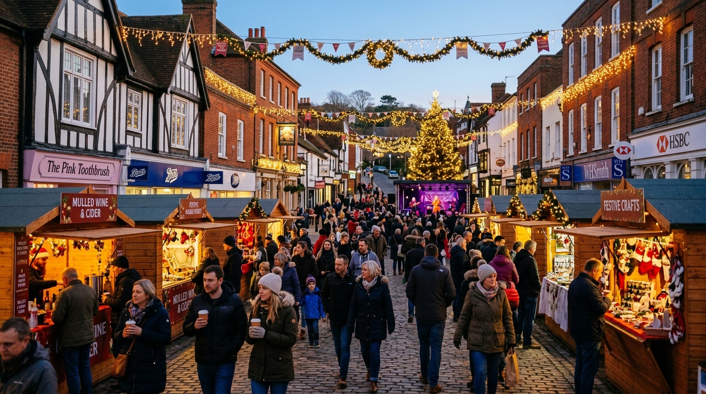Rayleigh Christmas Lights Switch-On 2026: High Street Festive Market, Live Choirs & Family Entertainment