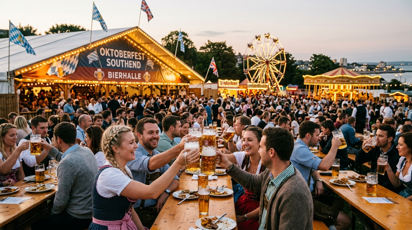 Oktoberfest Southend 2026: Authentic Bavarian Beer and Funfair by the Coast