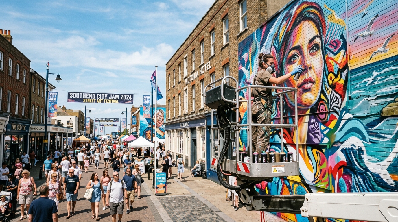 Southend City Jam 2025: UK's Biggest Street Art Festival