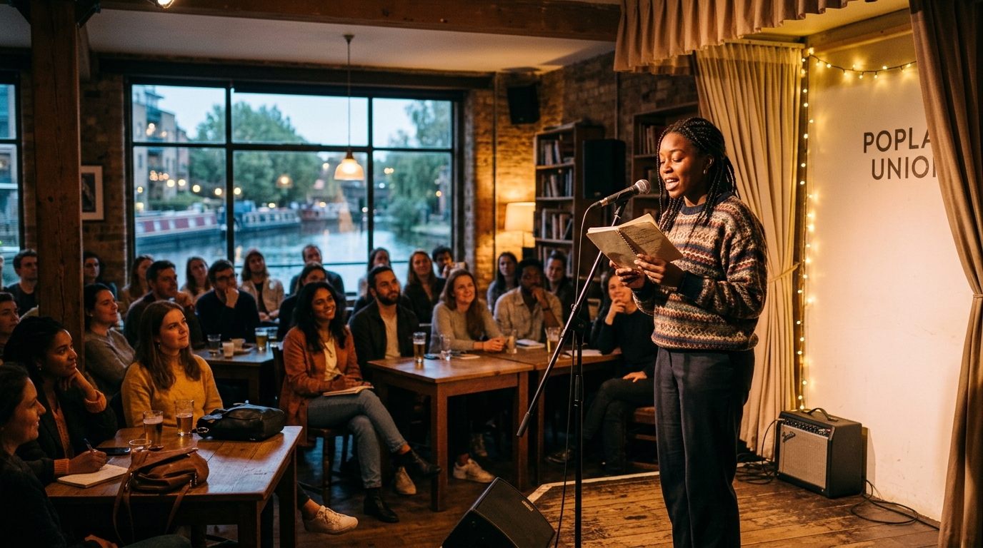 Poetry Open Night 2026 at Poplar Union in Tower Hamlets